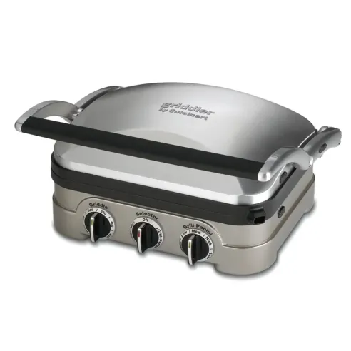 Sandwichera Parrillaplancha multifuncion CUISINART CGR-4NASC