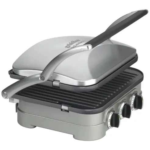 Sandwichera Parrillaplancha multifuncion CUISINART CGR-4NASC