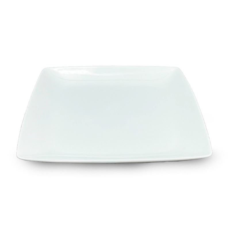 Plato de Ceramica Cuadrado Coupe de 27.5 x 3 Centimetros BELLARTE LDK-G405