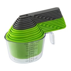 Taza y Cuchara de Medir Magneticas, Set de 15 Unidades PROGRESSIVE PS-560