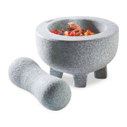 Mortero de Granito CRUNCHY 10 cm - Solido y Artesanal GEFU 35310