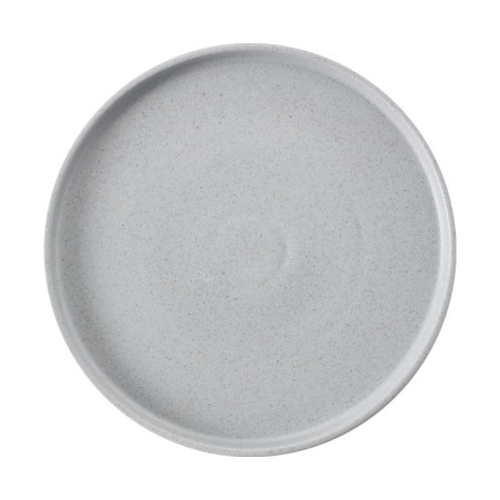 Plato Moon reactivo diseno rustico gris moteado 27.9 cm CORONA PA1944992812