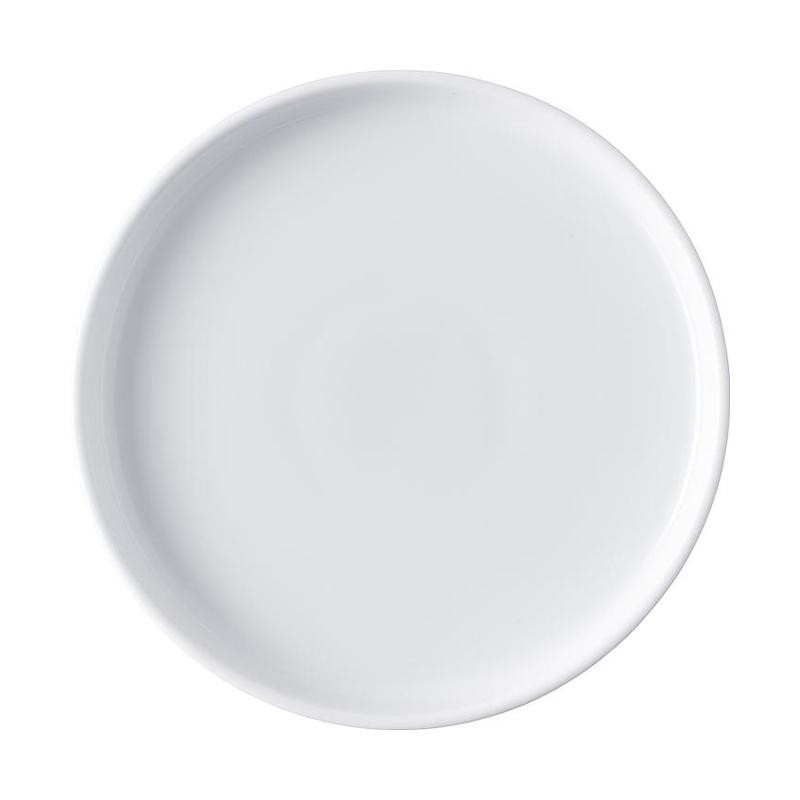 Plato plano redondo diseno rustico color Blanco de 27.9 cm CORONA PA1101992812