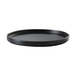 Plato Pluto reactivo estilo Elegante de color negro 20.4 cm CORONA PA1941992012