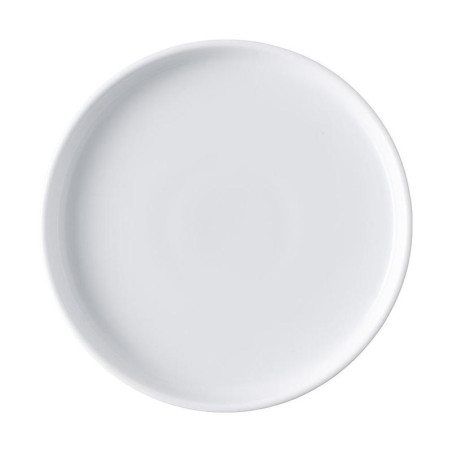 Plato plano estilo rustico Elegante de color blanco 20.4 cm CORONA PA1101992012