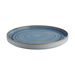 plato Artisan estilo rustico Elegante de color azul espiral 20.4 cm CORONA PA1604992012