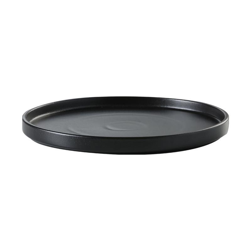 Plato Pluto reactivo estilo rustico de alta gama negro 15.7 cm CORONA PA1941991512