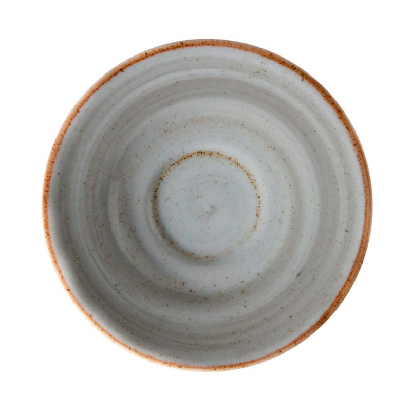 Plato Artisan para Te estilo moderno espiral gris 16.3 cm CORONA PA1607900324