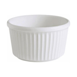 Salsera estriada actualite estilo clasico blanca de 190 ml CORONA PA1101707324