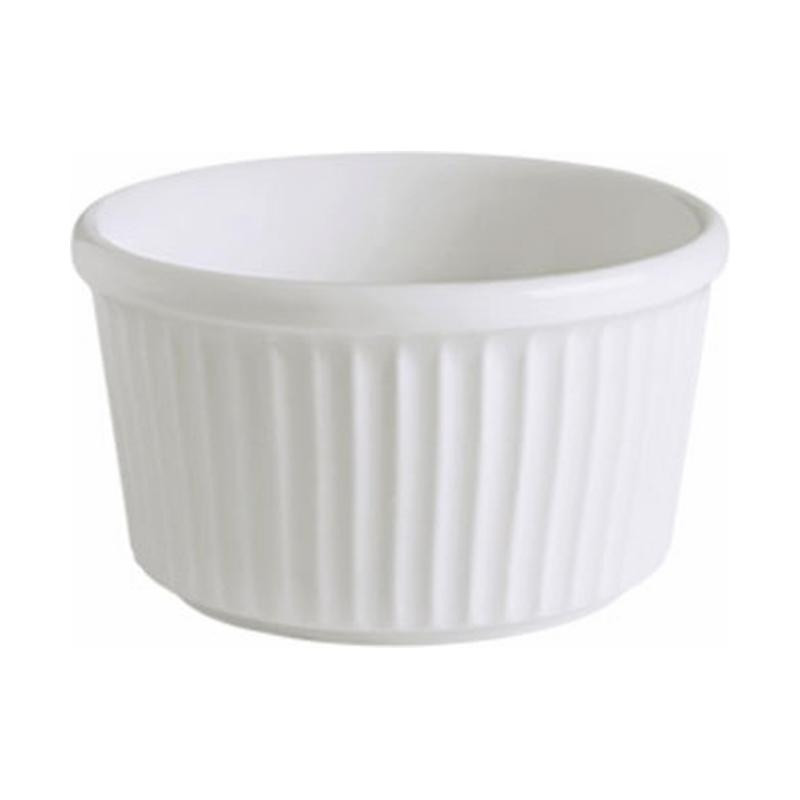 Salsera estriada actualite estilo clasico blanca de 190 ml CORONA PA1101707324