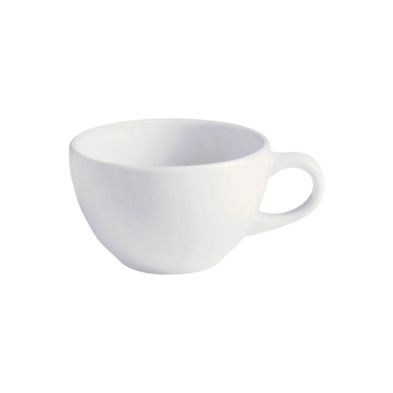 Taza Actualite para cafe estilo clasico elegante blanco 260 ml CORONA PA1101904424