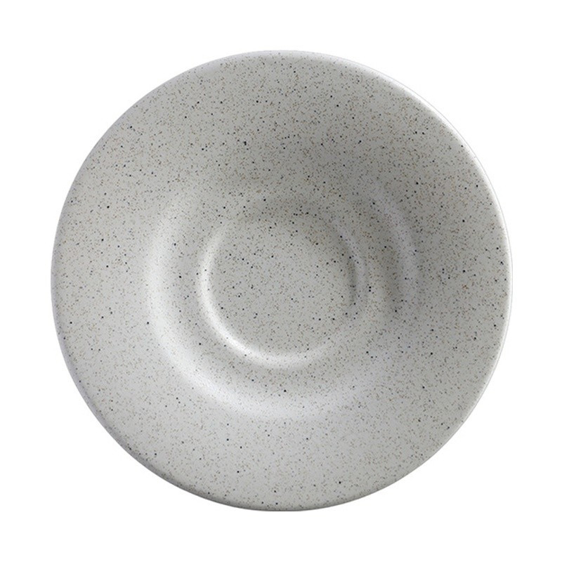 Plato Orion reactivo gris para cafe estilo sofisticado y moderno de 16 cm CORONA PP1940900324