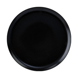 Plato Coupe Pluto negro acabado reactivo estilo refinado 28.4 cm CORONA PA1941712812