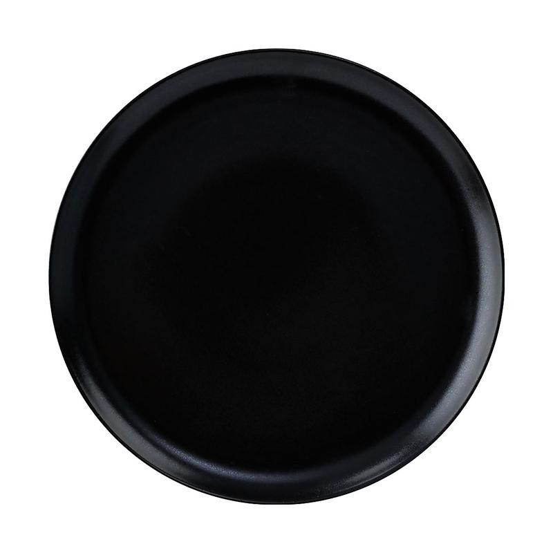 Plato Coupe Pluto negro acabado reactivo estilo refinado 28.4 cm CORONA PA1941712812