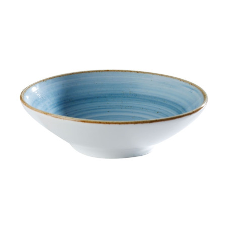 Bowl Artisan azul borde dorado estilo moderno exclusivo 963 ml CORONA PA1604923324