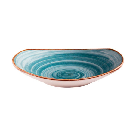 Bowl Artisan azul estilo exclusivo borde dorado 302.5 ml CORONA PP1604723224