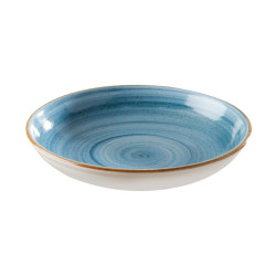 Bowl Artisan azul estilo espiral borde dorado exclusivo 1195 ml CORONA PA1604837512