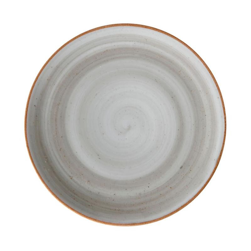 Plato plano coupe Artisan gris acabado de lujo 17.7 cm CORONA PA1607711724