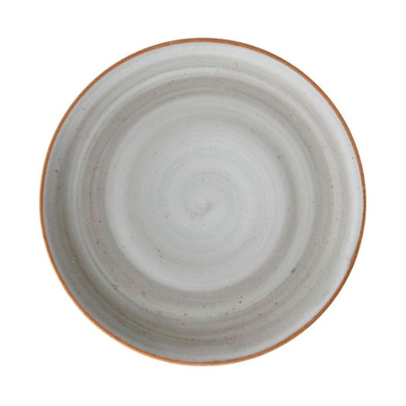 Plato plano coupe Artisan gris acabado de lujo 17.7 cm CORONA PA1607711724
