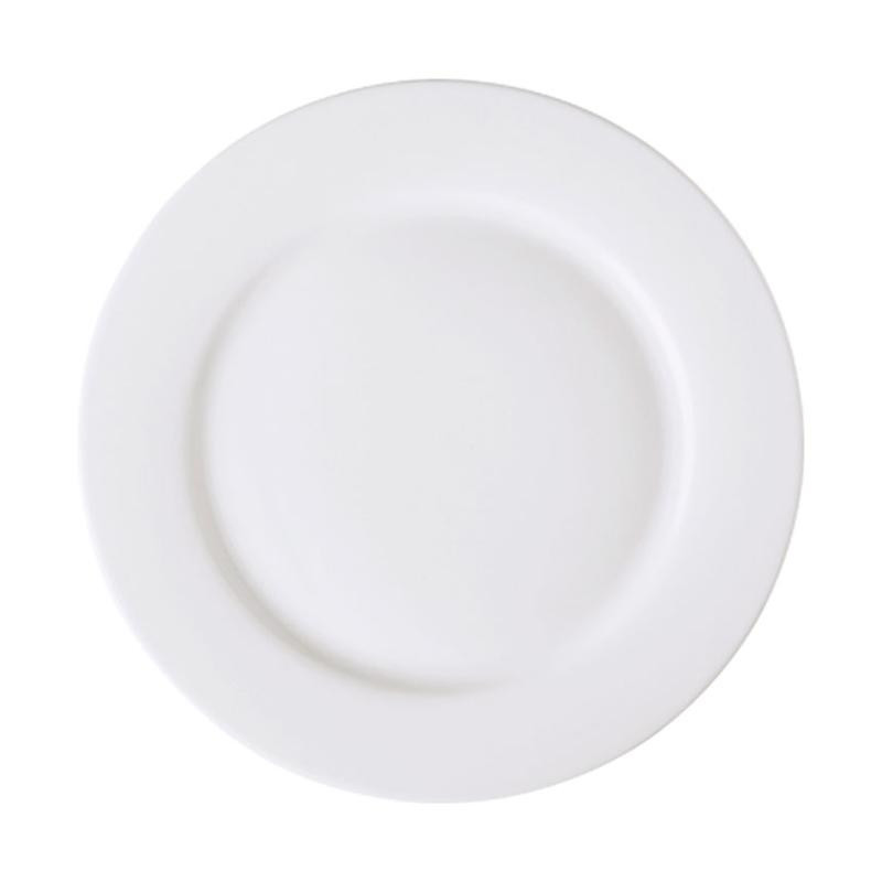 Plato Plano Actualite redondo blanco estilo minimalista 23.5 cm CORONA PA1101902324