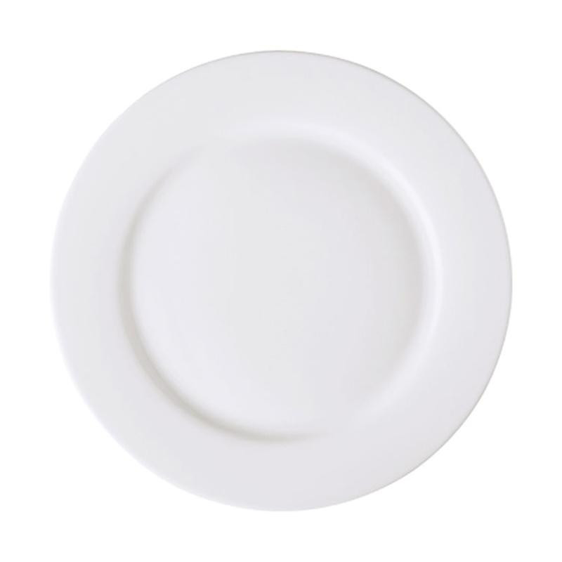 Plato plano Actualite redondo blanco estilo minimalista 20.1 cm CORONA PA1101902024