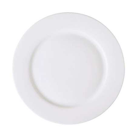 Plato plano Actualite redondo blanco estilo minimalista 20.1 cm CORONA PA1101902024