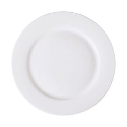 Plato plano Actualite redondo blanco estilo minimalista 16.2 cm CORONA PA1101901424