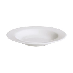 Plato hondo Artisan blanco acabado fino premium 340 ml CORONA PA1101703624