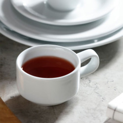 Taza para cafe actualite porcelana blanca clasica 87 ml CORONA PA1101904024 2