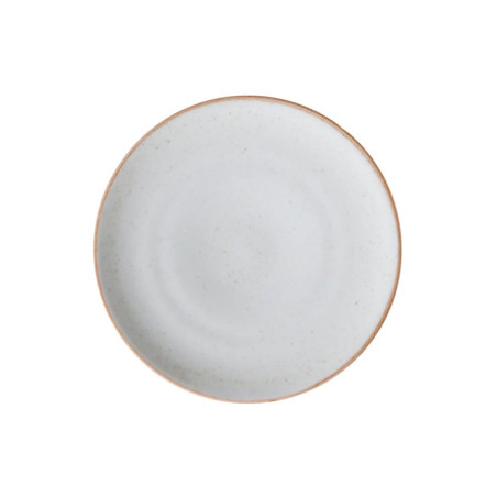 Plato pando coupe Artisan beige modelo sofisticado 17.7 cms CORONA PA1605711724