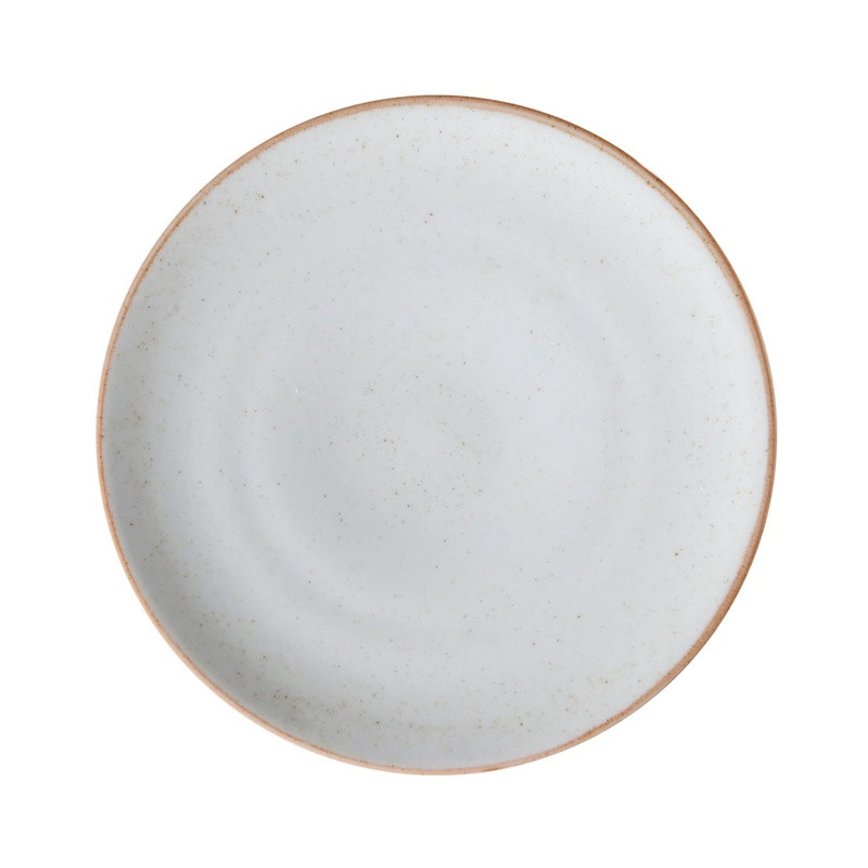Plato pando coupe Artisan beige modelo sofisticado 28.4 cm CORONA PA1605712812