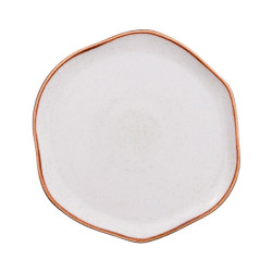 Plato pando ancestral Artisan beige estilo sofisticado 16.3 cm CORONA PA1605891512