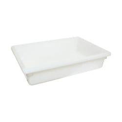 Caja Blanca de Polipropileno de 18 x 26 x 6 Pulgadas, Capacidad de 8.75 Galones THUNDER PLFB182606PP