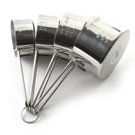Set de Tazas Medidoras de Acero Inoxidable NORPRO 3055
