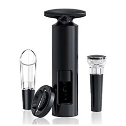 Bomba al Vacio para Vino, Set de Color Negro MASTER CHEF HLX-SGS-KH1-002001