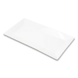 Plato Rectangular de Ceramica de Borde Delgado de 23.5 x 15 Centimetros TIPS CT759