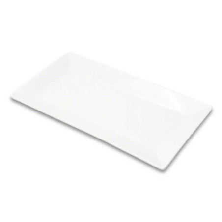 Plato Rectangular de Ceramica de Borde Delgado de 23.5 x 15 Centimetros TIPS CT759
