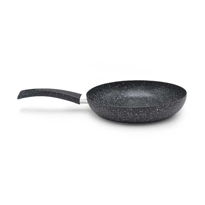 Sarten Redondo de Acero de 20 Centimetros de Color Negro TIPS WZG-014-2