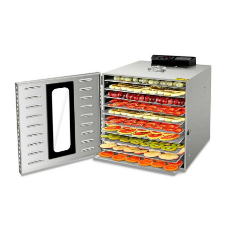 Deshidratador para Alimentos de Acero Inoxidable 10 Bandejas QUANTUM PRO 9890177