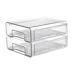 Contenedor de Almacenaje de Plastico de 2 Niveles TIPS HLJ-113