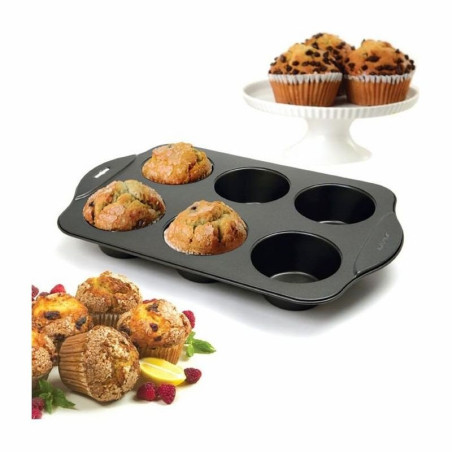 Molde Antiadherente para Muffins, 6 Cavidades NORPRO 3972