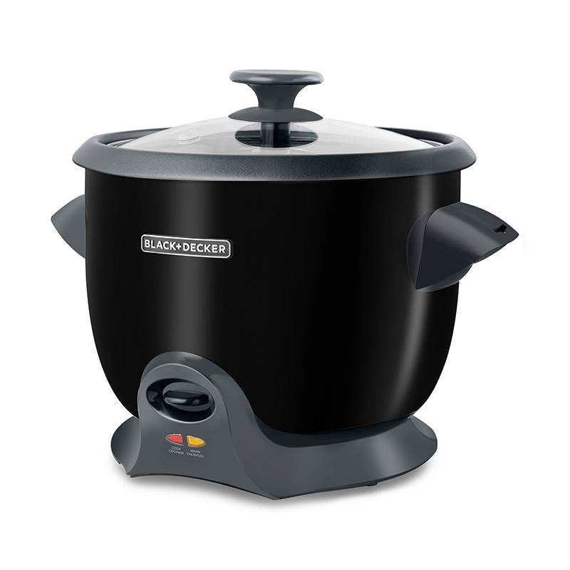 Olla Arrocera con Vaporera 10 Tazas Negra BLACK DECKER RC620B