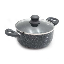 Olla con Agarradera con Tapa de Vidrio de 20 Centimetros TIPS WZG-015-1 2