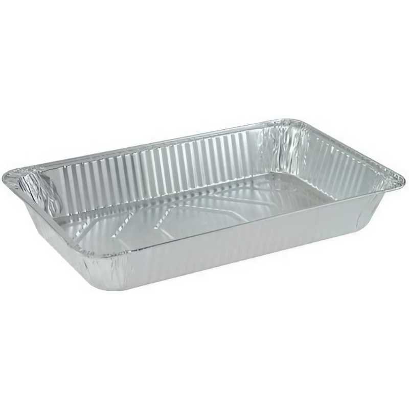 Bandeja de Aluminio Desechable de 53 x 32 x 8 Centimetros, Paquete de 50 Unidades TIPS AFT01-09