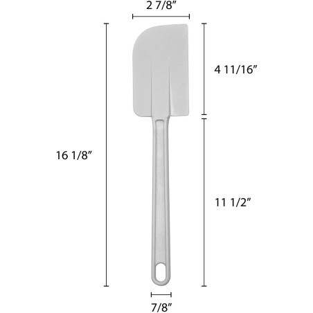 Espatula en Poliestireno de 16 Pulgadas, Color Blanco THUNDER PLSP016