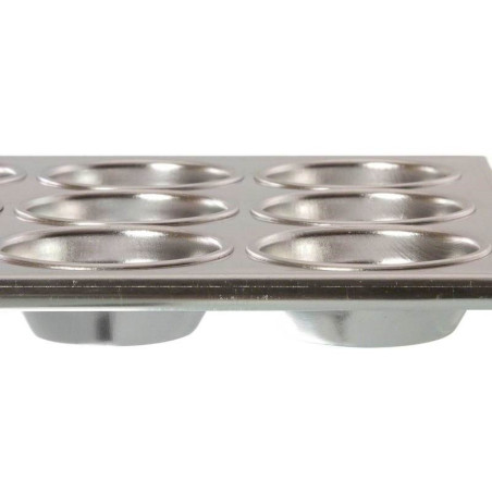 Molde para Cupcakes de Aluminio de 24 Cavidades. THUNDER ALKMP024