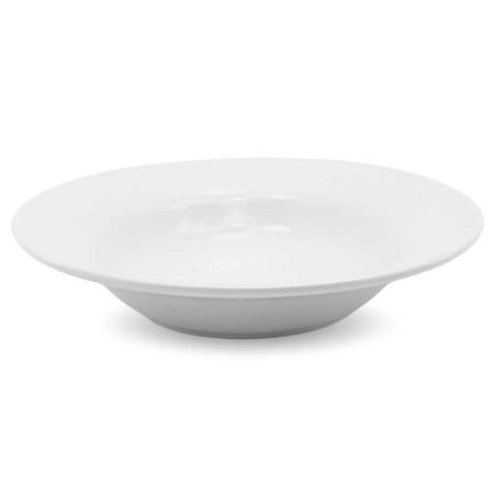 Plato de Sopa Borde Ancho 9 Pulgadas Blanco CATER MAX A733