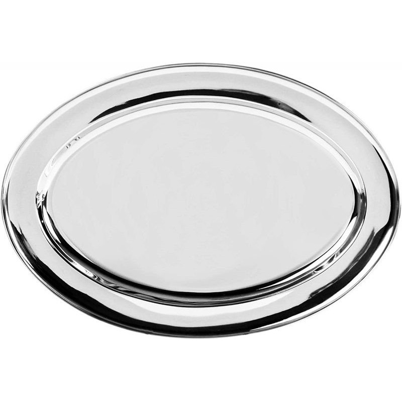 Platon Ovalado de Acero Inoxidable de 12 Pulgadas THUNDER SLOP012