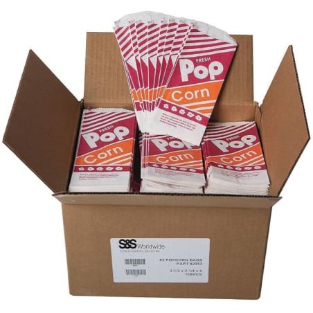 Bolsa para Palomitas de Maiz - Caja con 1,000 Unidades GOLD MEDAL 2052