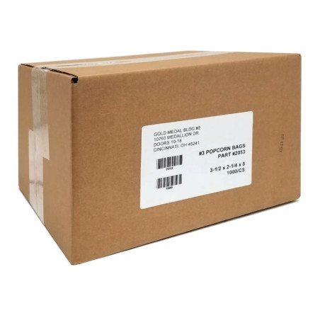 Bolsa para Palomitas 2, Paquete de 100 Unidades GOLD MEDAL 2052/HJ
